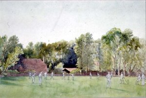 The Cricket Match by Gerard Chowne