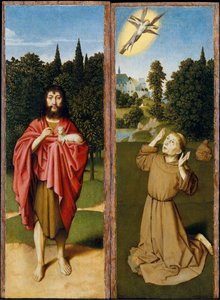 Saint John the Baptist, Saint Francis Receiving the Stigmata