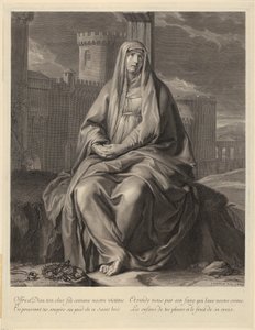 Portrait of Charles-Maurice Le Tellier by Gérard Edelinck