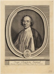 Portrait of Jacques Sarrazin by Gérard Edelinck