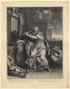 Portrait of Jean-Baptiste Santeuil by Gérard Edelinck