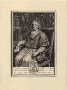 Portrait of Raimond Poisson by Gérard Edelinck
