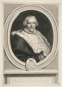 Remi Du Laury, Provost of St. Pierre of Lille by Gérard Edelinck