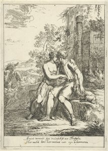 Aminta and Thestylis by Gerard Hoet (I)