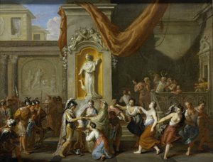 The Marriage of Alexander the Great and Roxane of Bactria by Gerard Hoet (I)