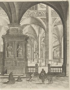 Church Interior by Gerard Houckgeest