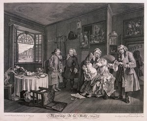 Marriage a la mode, Plate VI