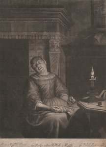 The Seated Sleeping Seamstress