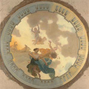 Part (Middle Part) of a Ceiling Painting with the Main Representation of Diana and Her Companions by Gerard de Lairesse