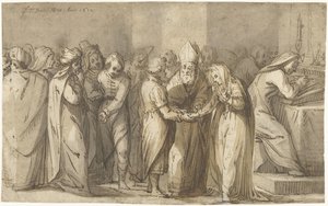 The Marriage Blessing of the Virgin Mary by Gerard ter Borch