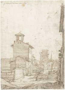 View of the Via Panisperna Towards Santa Maria Maggiore, Rome by Gerard ter Borch