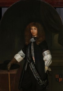 Jacob de Graeff (1642-90) in the Uniform of an Officer by Gerard ter Borch (II) (signed by artist)