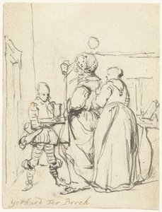 Lady at Her Toilet by Gerard ter Borch (II)