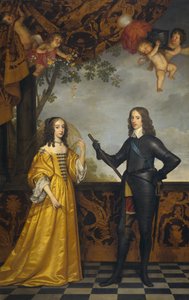 Double-Portrait of William II, Prince of Orange, and His Wife Mary Stuart