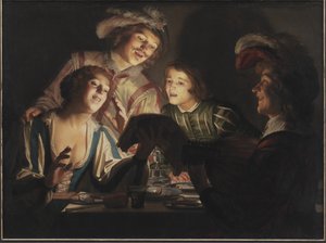 Musical Group by Candlelight