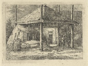 Haystack, Roof of a Hayrick in Pernis by Gerardus Emaus de Micault