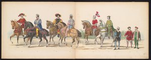 Masquerade of the Leiden Students, 1855 (plate 9) by Gerardus Johannes Bos