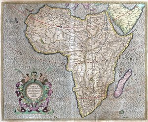 Africa by Gerardus Mercator