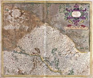 Alsace, France (engraving) by Gerardus Mercator