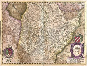 Champagne, France (engraving) by Gerardus Mercator