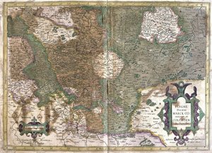 Cologne, Waldeck (Hesse), Germany (engraving) by Gerardus Mercator