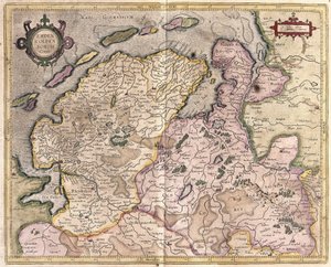 Emden and Oldenburg, Germany (engraving)