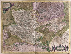 Hainaut, Namur, Belgium (engraving) by Gerardus Mercator