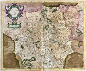 Hessen, Kassel, Germany (engraving)