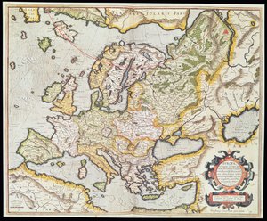 Map of Europe, c.1554