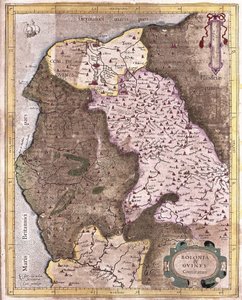 The coastline from Berck to Gravelines, Belgium (engraving) by Gerardus Mercator