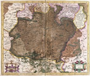 Thuringen, Germany (engraving)