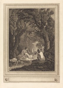 The Mysterious Swing by Geraud Vidal after Nicolas Lavreince