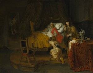 Isaac Blessing Jacob by Gerbrand van den Eeckhout