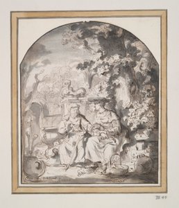 Vertumnus and Pomona by Gerbrand van den Eeckhout