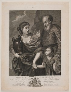 Abraham and Hagar by Gerhard Ludvig Lahde