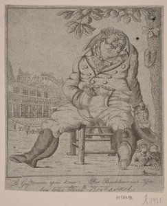 The Gourmet After Dinner by Gerhard Ludvig Lahde