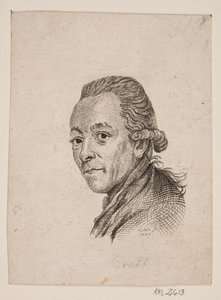 Portrait of the Painter A. Graff by Gerhard Ludvig Lahde