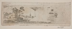 Sample Sheet of Landscape with Castle and Church