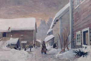 The Doctor Returns Home by Gerhard Peter Frantz Vilhelm Munthe