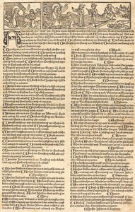 Calendar with the Nativity and Adoration by German 15th Century