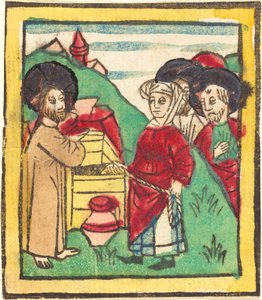 Christ and the Woman of Samaria by German 15th Century