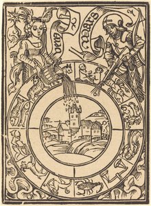 Mars and Venus by German 15th Century