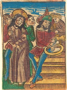 Pilate Washing His Hands by German 15th Century