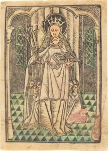 Saint Ursula as Protectress by German 15th Century or Master of the Protective Saints of Cologne
