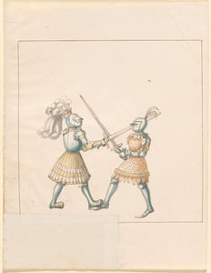 Freydal, The Book of Jousts and Tournament of Emperor Maximilian I: Combats on Foot (Jousts)(Volume III): Plate 158