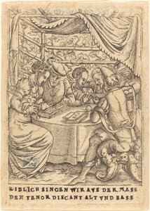 Liblich Singen Wir aus der Mass den Tenor Discant Alt und Bass by German 16th Century