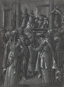 The High Priest before Pilate by German 16th Century