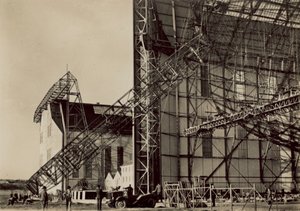 Airship LZ 130 Under Construction by German Photographer