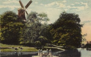 Bremen: Wallpartie with Windmill by German Photographer