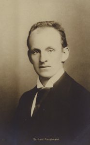 Gerhard Hauptmann (1862-1946), German Dramatist and Novelist by German Photographer
